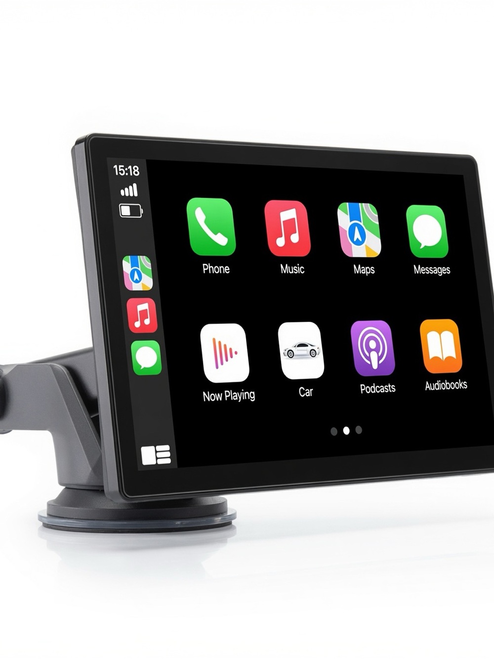 NWT HAUXIY Q9S Wireless Smartscreen Stereo CarPlay & Android Auto- Black